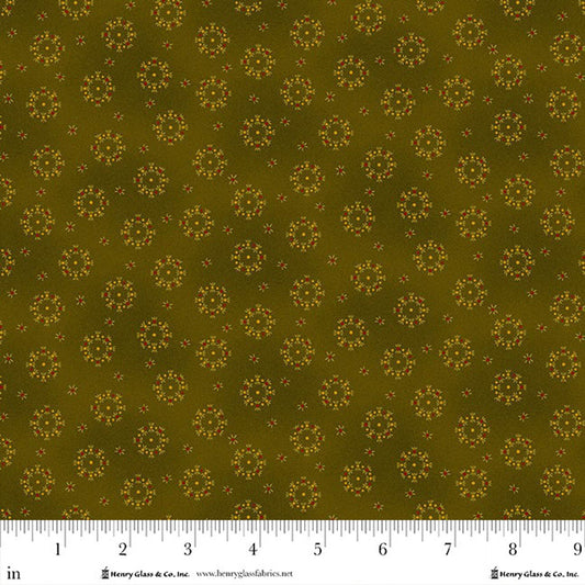 Baubles & Balsam- Evergreen Berry Sprigs: Sold by the 1/2 yard