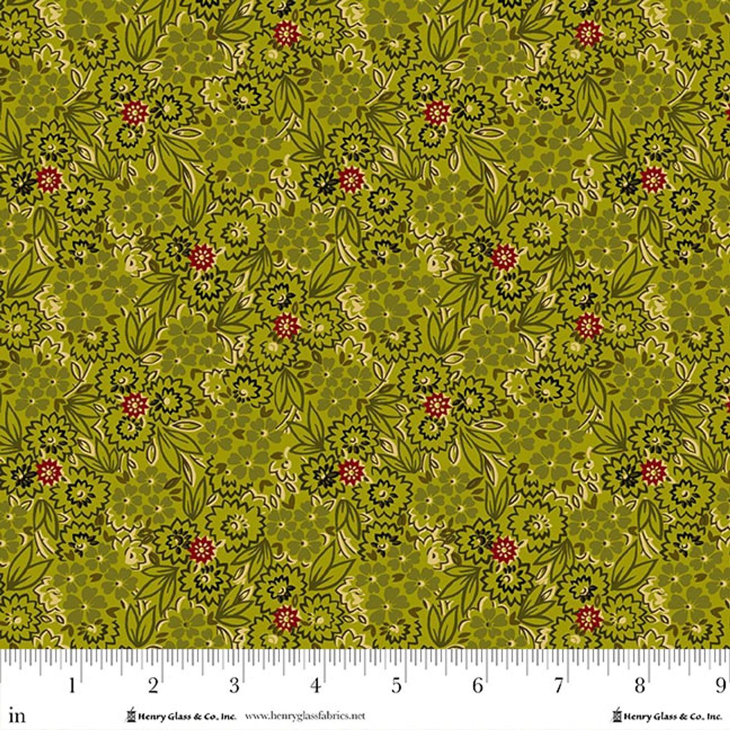 Baubles & Balsam- Evergreen Pressed Flowers: Sold by the 1/2 yard