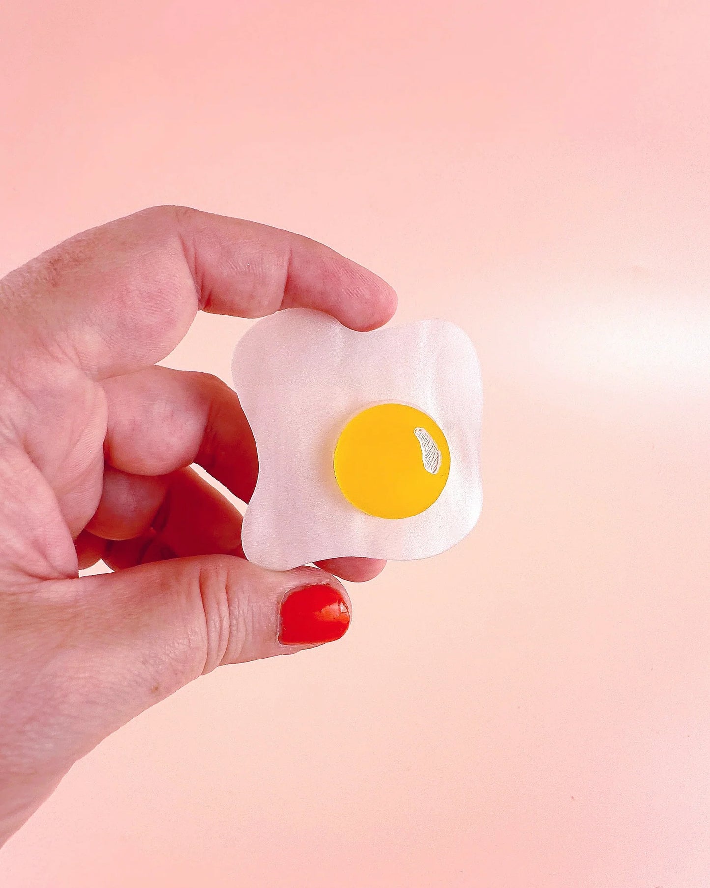 Pop Up Ruler Handle: Over Easy Egg