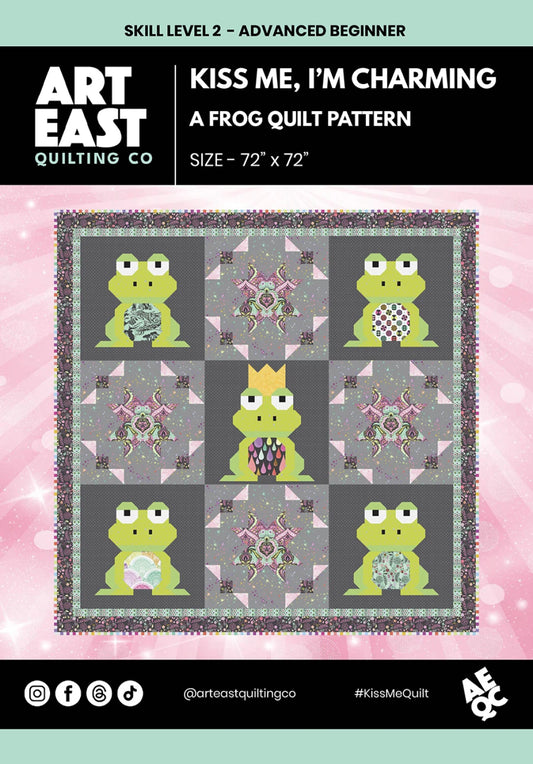 Kiss Me, I'm Charming Quilt Pattern