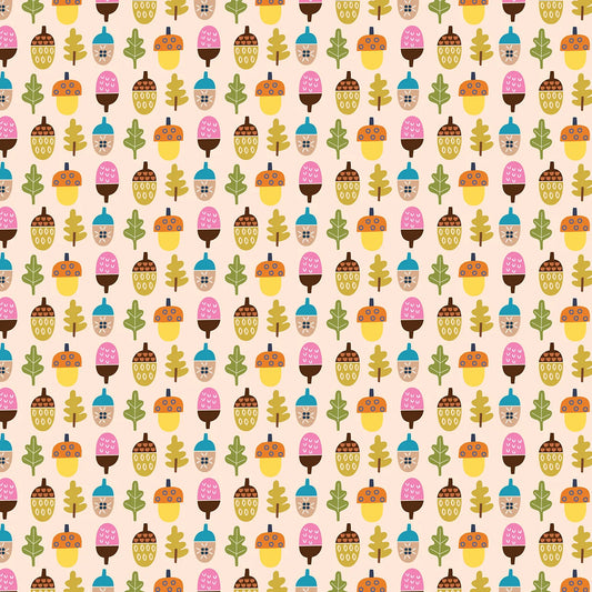 Amberwood- Acorns: Sold by the 1/2 yard