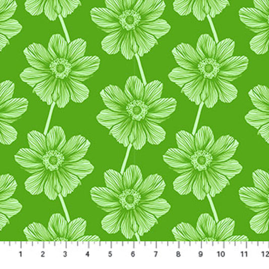 Indelible- Grass Anemone: Sold by the 1/2 yard
