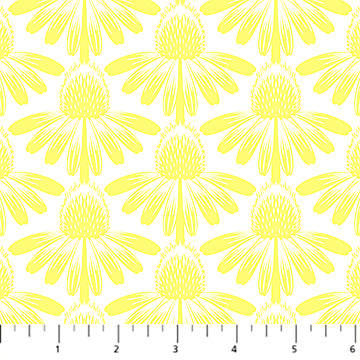 Indelible; Soft- Sun Coneflower: Sold by the 1/2 yard