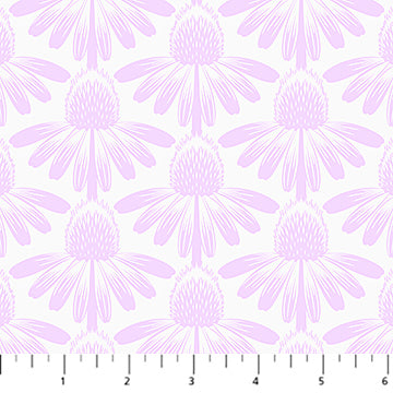 Indelible; Soft- Lilac Coneflower: Sold by the 1/2 yard