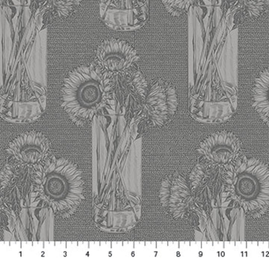 Indelible- Flash Sunflowers: Sold by the 1/2 yard