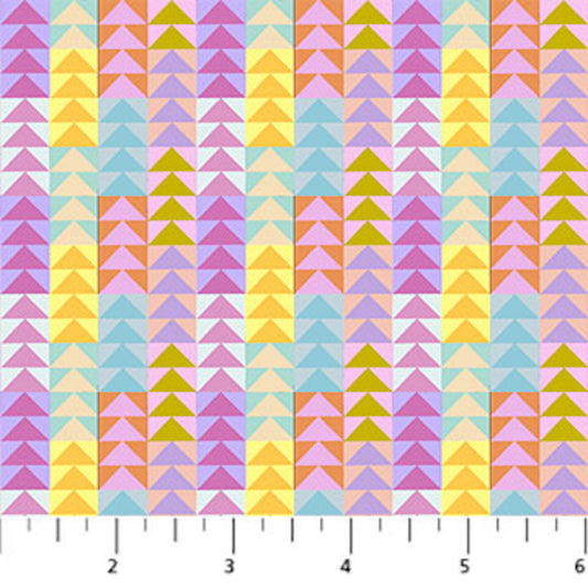 Piecework- Softly Flying Geese: Sold by the 1/2 yard