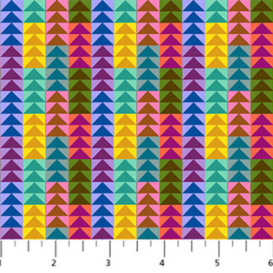 Piecework- Schoolhouse Flying Geese: Sold by the 1/2 yard