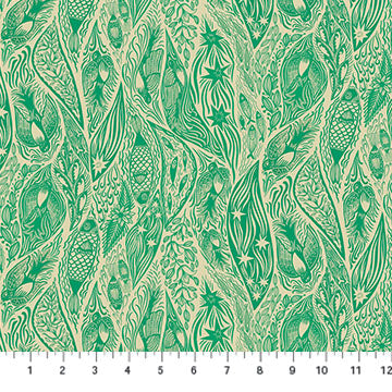 Shooting Star- Sea Current: Sold by the 1/2 yard