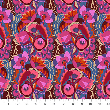 Shooting Star- Baroque Unfurl: Sold by the 1/2 yard