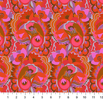 Shooting Star- Amber Unfurl: Sold by the 1/2 yard