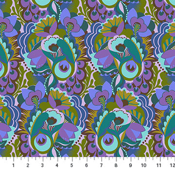 Shooting Star- Storm Unfurl: Sold by the 1/2 yard