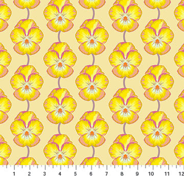 Iconic- Muted Pansy: Sold by the 1/2 yard