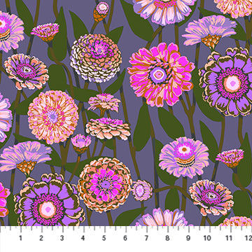Jumpstart- Mauve Zinnia Show: Sold by the 1/2 yard