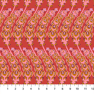 Jumpstart- Coral Bells of Ireland: Sold by the 1/2 yard
