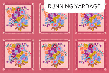 Allegory- Glow Square Dance 24" Panel: Sold by the PANEL