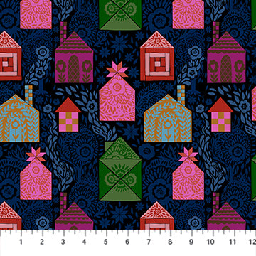 Allegory- Dark Storybook: Sold by the 1/2 yard