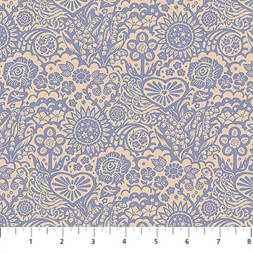 Yesterday- Cornflower Little Heaven: Sold by the 1/2 yard