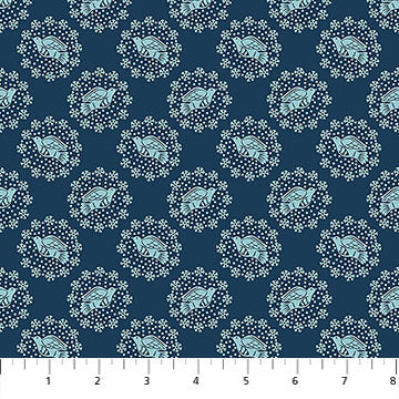Cozy Christmas- Solstice Peaceful: Sold by the 1/2 yard