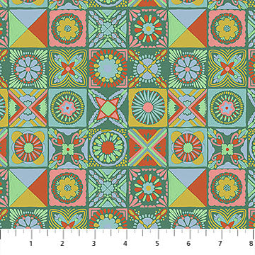 Rhapsody- Jade Cottage Kitchen: Sold by the 1/2 yard