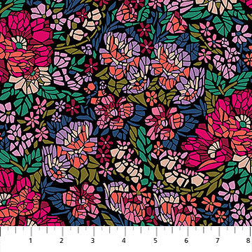 Rhapsody- Painted Mosaic: Sold by the 1/2 yard