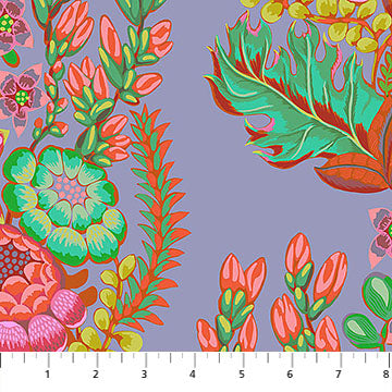 Rhapsody- Periwinkle Outstretched: Sold by the 1/2 yard