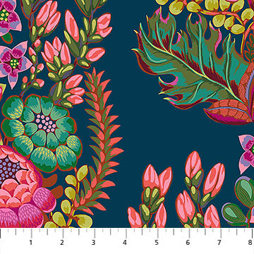 Rhapsody- Azure Outstretched: Sold by the 1/2 yard