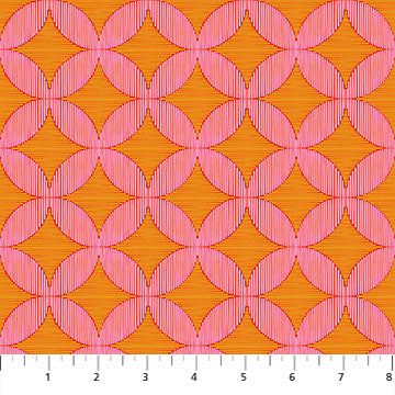 Rhapsody- Mango Woven Windows: Sold by the 1/2 yard