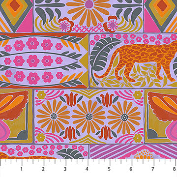 Rhapsody- Haze Bricklayer: Sold by the 1/2 yard