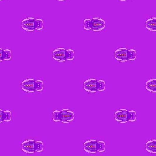 Sun Print 2023- Amethyst Scarab: Sold by the 1/2 yard