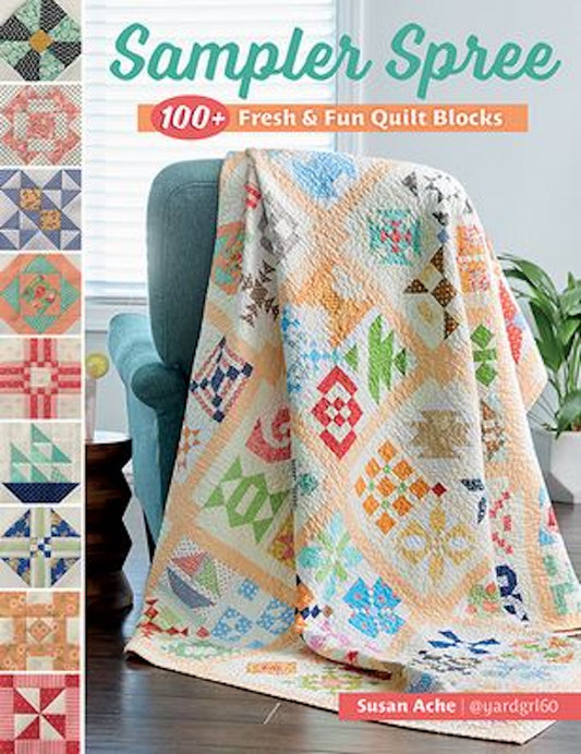 Sampler Spree- 100+ Fresh & Fun Quilt Blocks Book