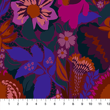 Jumpstart- Plum Shadows 108" Wide Backing: Sold by the 1/2 yard