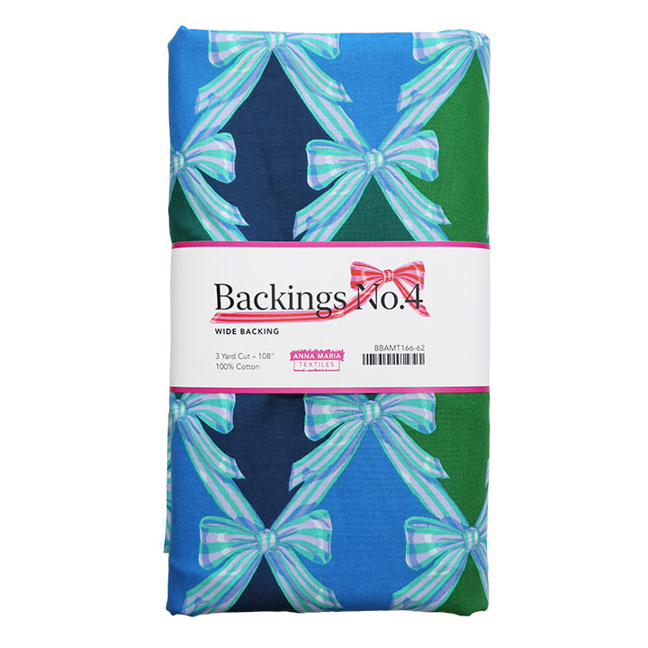 Anna Maria Backings No. 4- Mistletoe Wrapped, 108" Wide Back: 3 Yard Cut