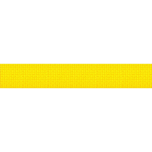 PolyPro 1" Webbing- Yellow: Sold By the Yard