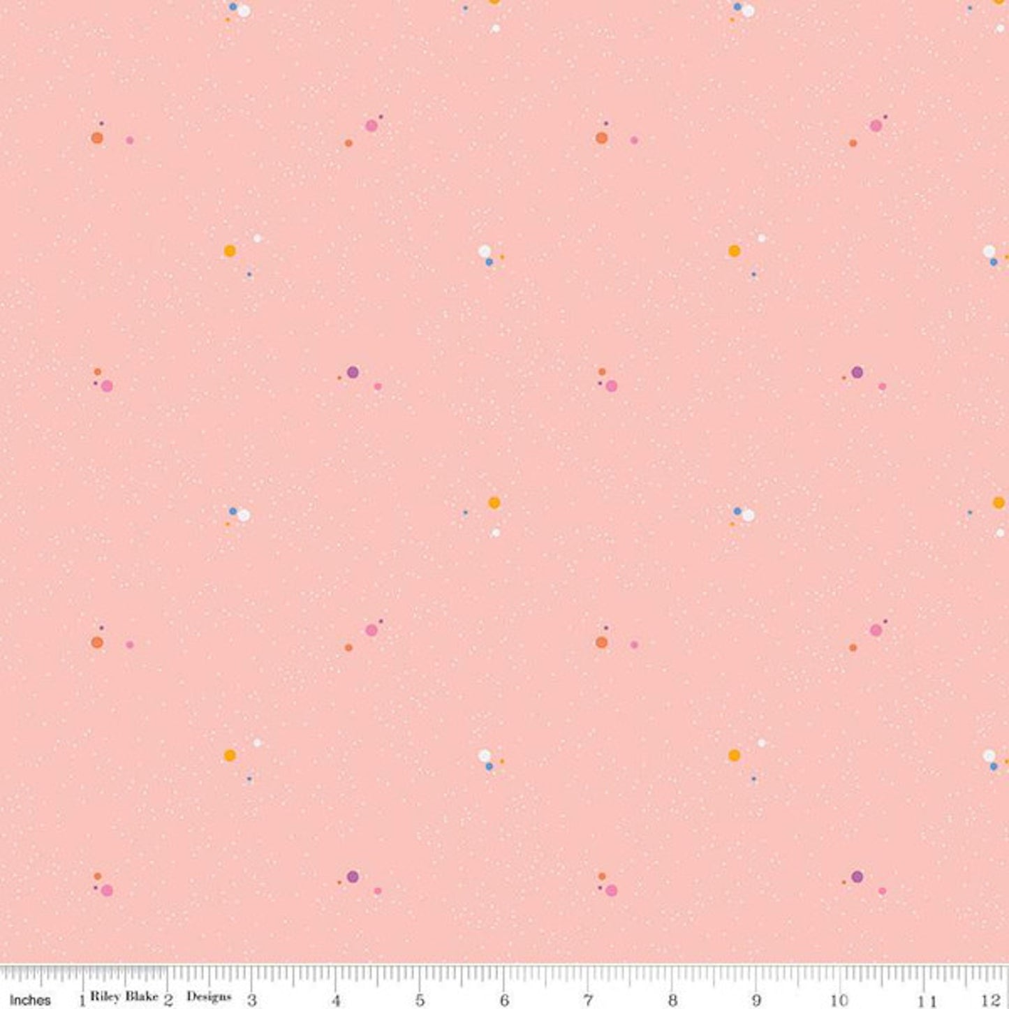 Colour Wall Dots- Blush