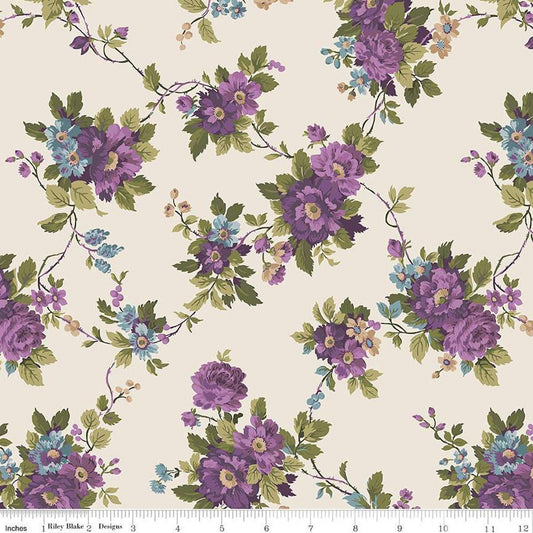 Anne of Green Gables- Main Cream: Sold by the 1/2 Yard