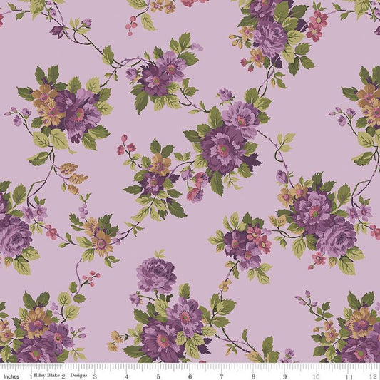 Anne of Green Gables- Main Lavender: Sold by the 1/2 Yard