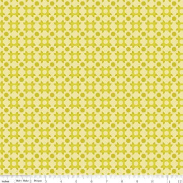 The Genesis of a Journey- Citrine Patchwork Piazza: Sold by the 1/2 yard