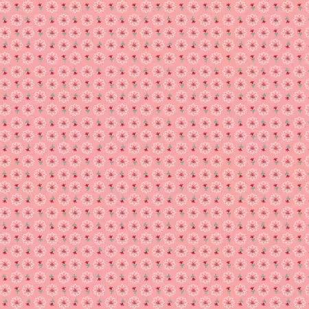 Berry & Sage- Coral Heritage: Sold by the 1/2 yard