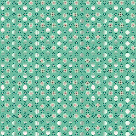 Berry & Sage- Leaf Apron: Sold by the 1/2 yard