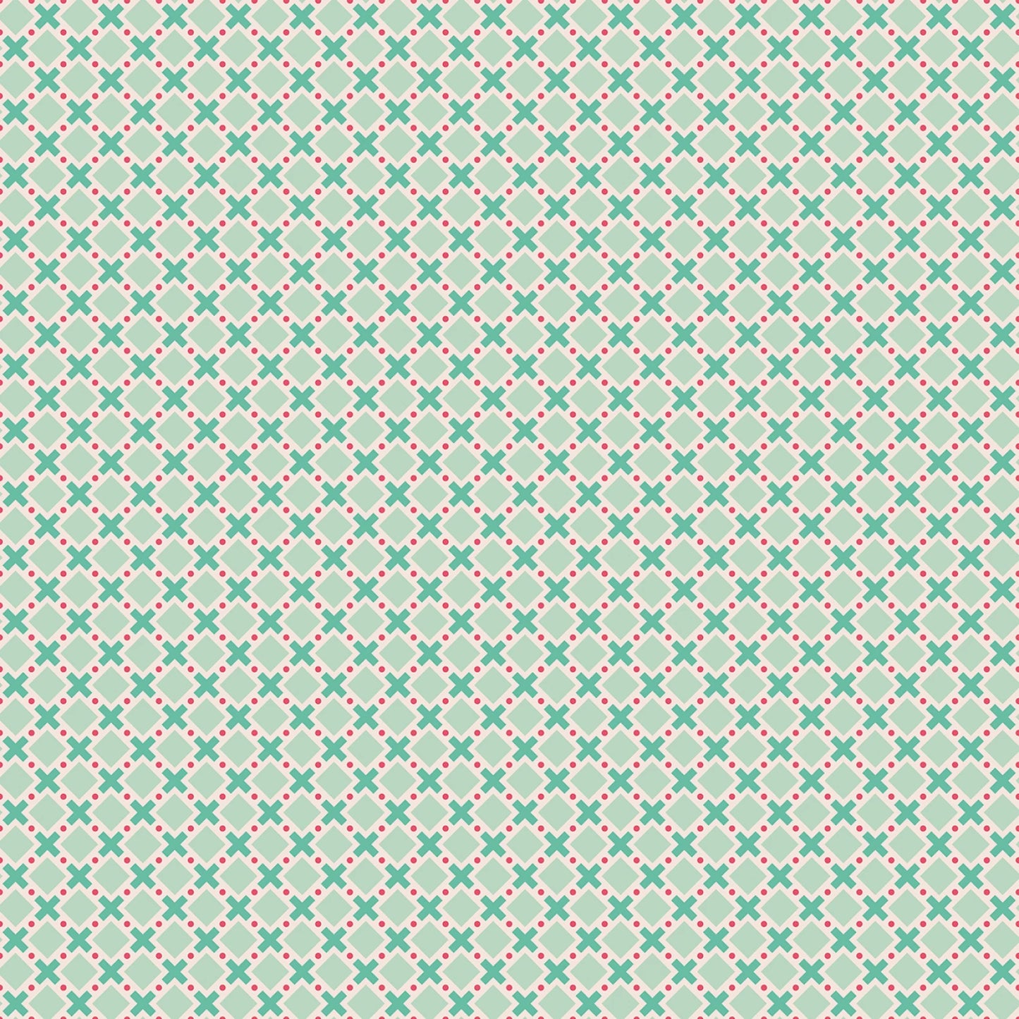Berry & Sage- Sage Criss Cross: Sold by the 1/2 yard