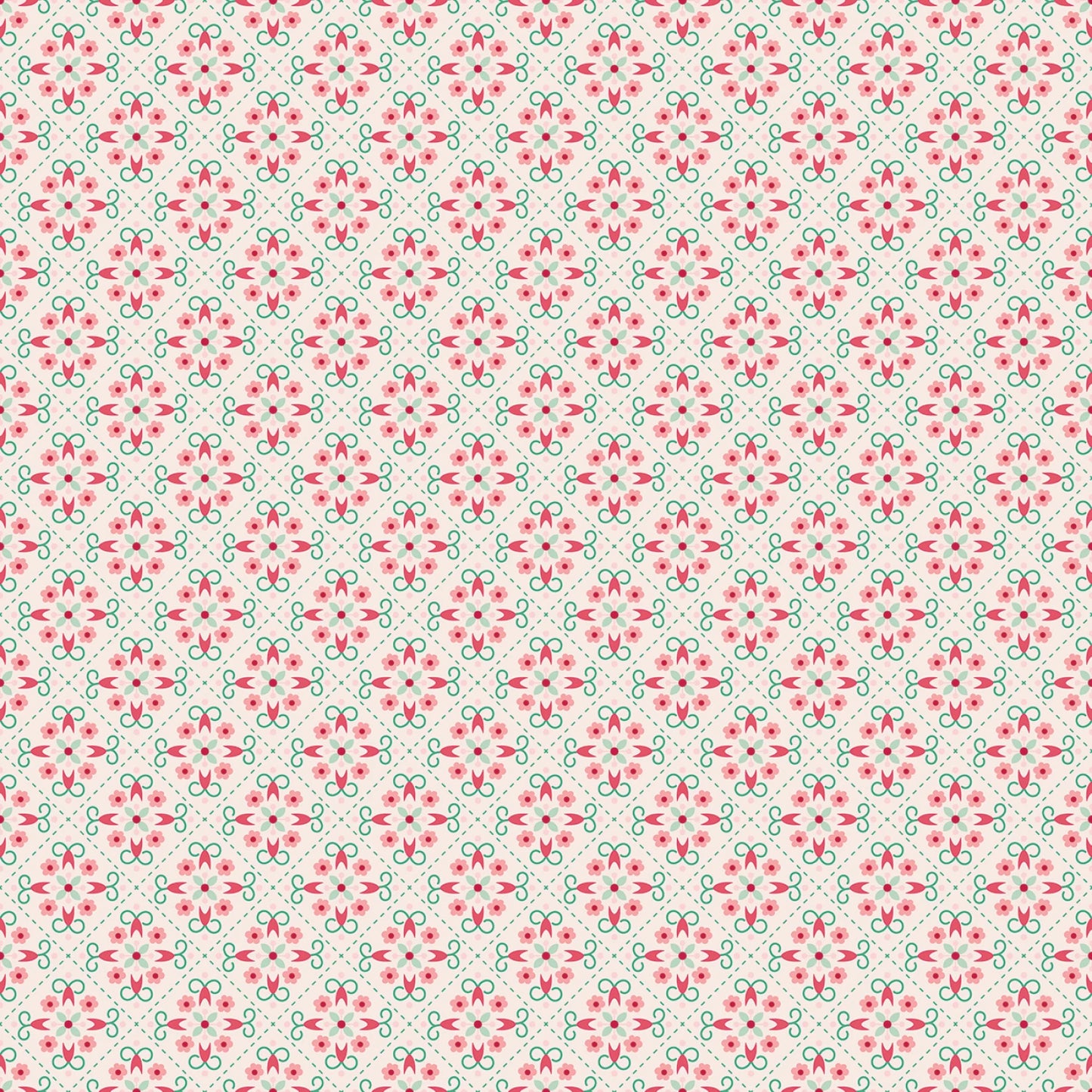 Berry & Sage- Latte Wallpaper: Sold by the 1/2 yard
