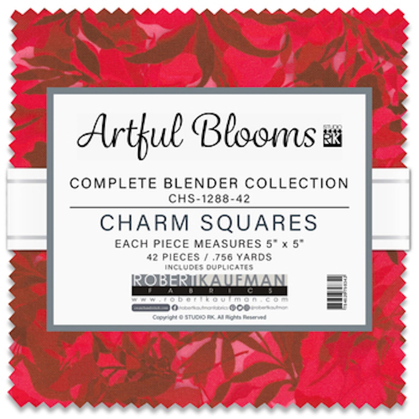 Artful Blooms 5in Square Bundle- 42pc