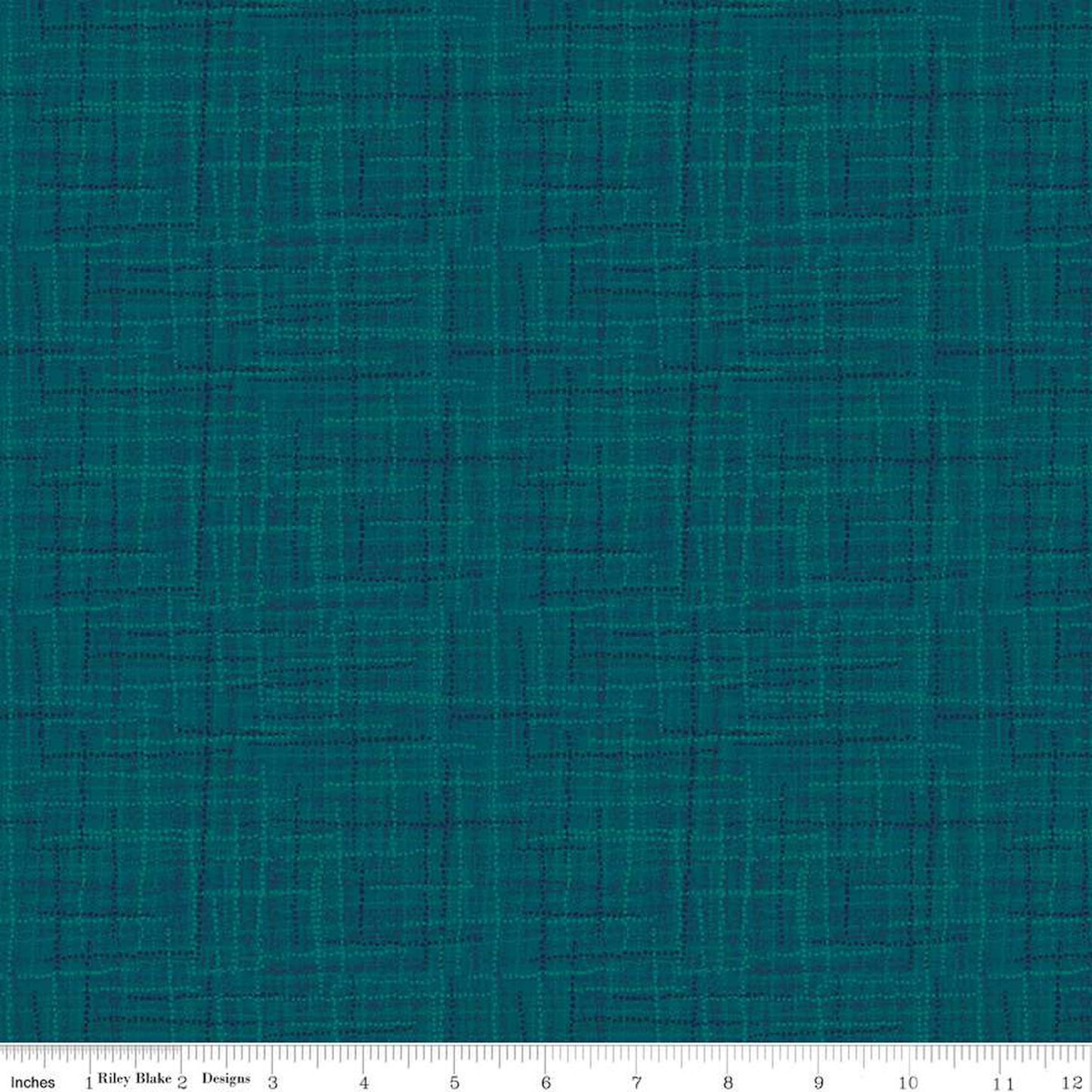 Grasscloth Cottons- Deep Sea: Sold By The 1/2 Yard- Cut Continuously