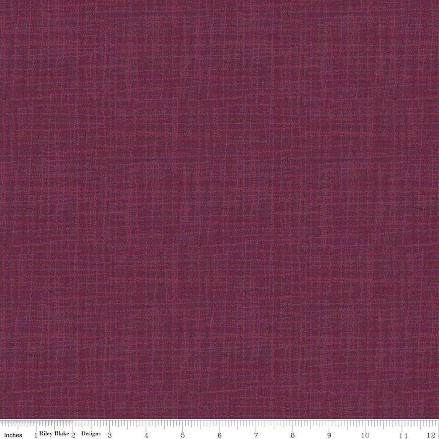 Grasscloth Cottons- Plum: Sold By The 1/2 Yard- Cut Continuously