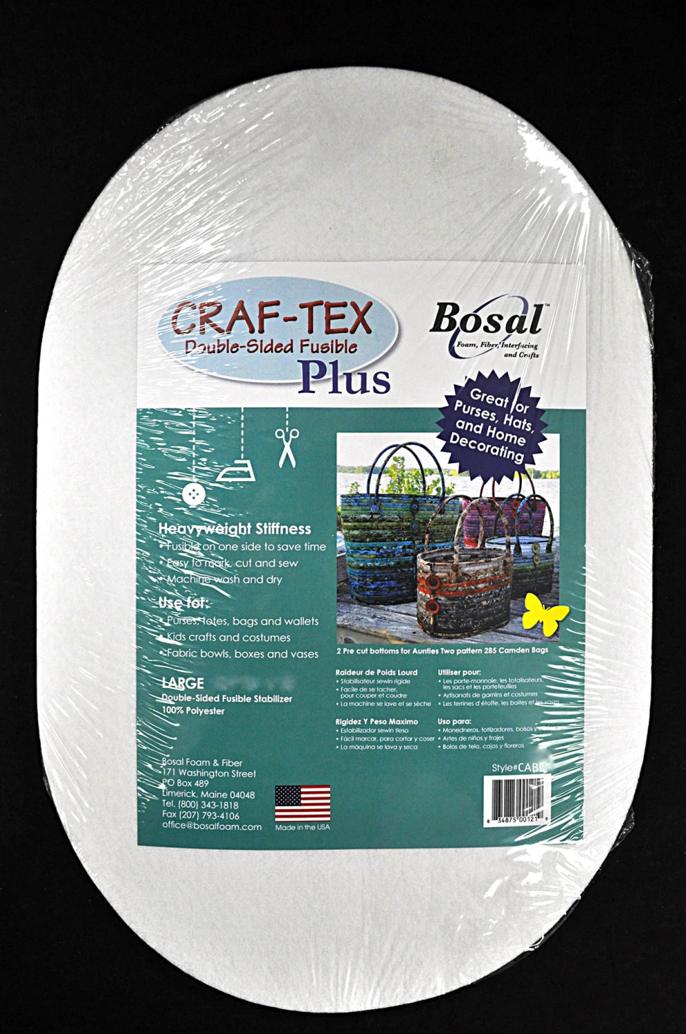 Craf-Tex Double-Sided Fusible Plus: 2pc