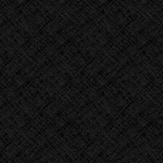 Mingle Basics- Black Mingle Woven Texture: Sold By The 1/2 Yard