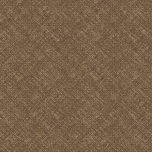 Mingle Basics- Walnut Mingle Woven Texture: Sold By The 1/2 Yard