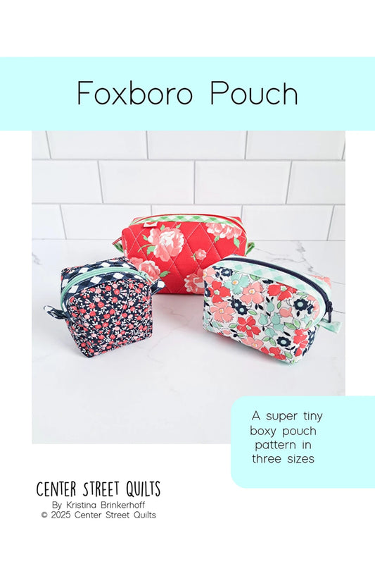 Foxboro Pouch Pattern