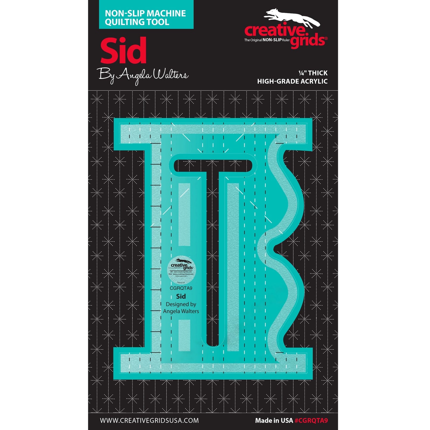 Creative Grids Sid Machine Quilting Tool