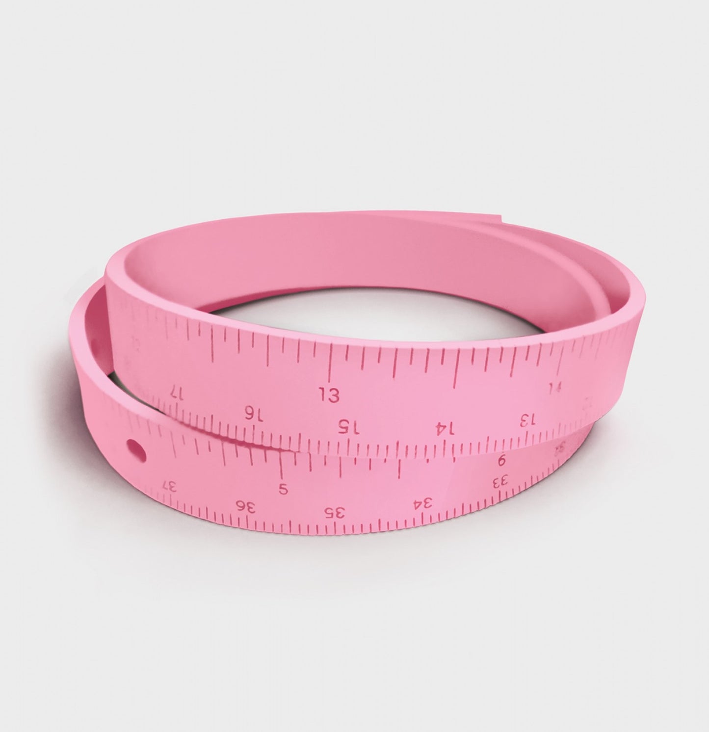 Pink Rubber Wrist Ruler